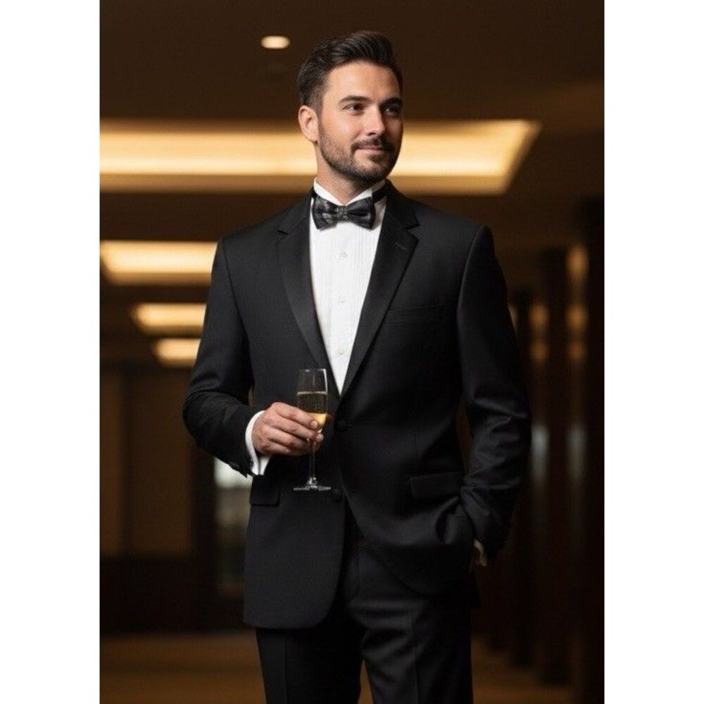 Loro Piana Coppley 1883 Super 130s Wool Four Seasons Tuxedo Jacket Sz 50